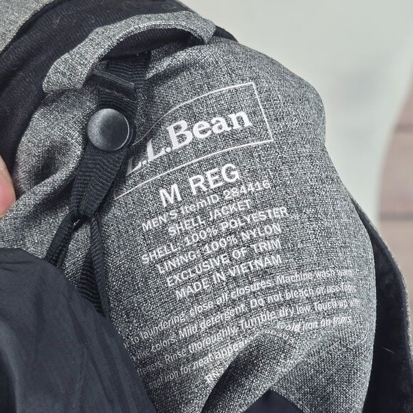 Men's L.L. Bean Parka Jacket 3 in 1 Coat Removable Shell Waterproof All Season M - Picture 8 of 9